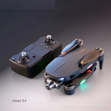 ICAT5 Pro Drone 4K with 2-Axis Gimbal HD Camera GPS Drones Brushless Motor for Beginners RC Quadcopter with Auto Return Home